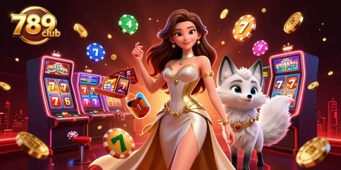 Experience winning excitement at 789 club, showcasing vibrant slot games and a lively casino atmosphere.