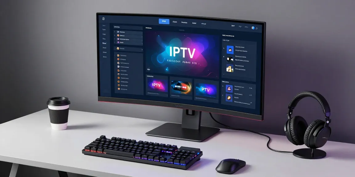 Innovative IPTV reseller setup with advanced software dashboard, cloud-based analytics, and user-friendly interface.