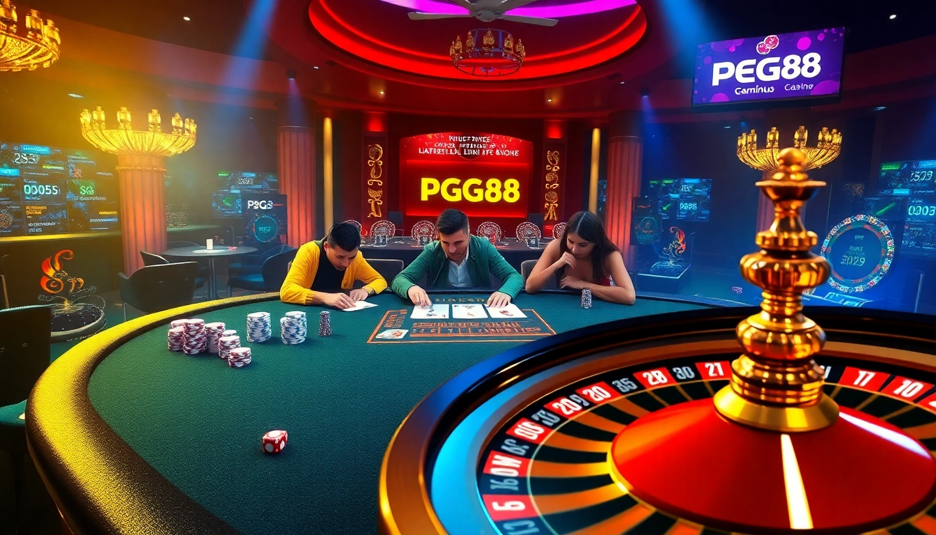 Experience the excitement of PG88 casino gaming with vibrant tables and thrilling action.