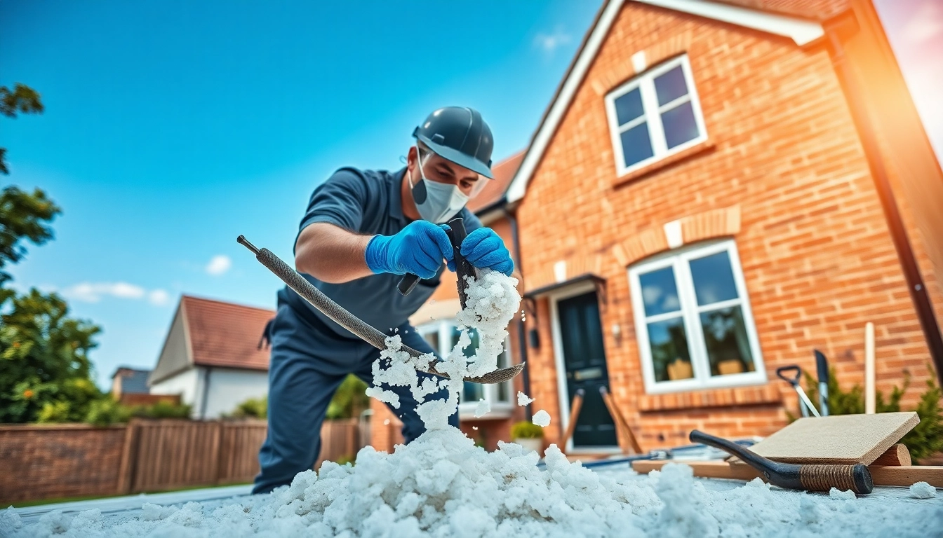 Expert approach to spray foam removal Kent with a contractor focused on professional techniques and safety.
