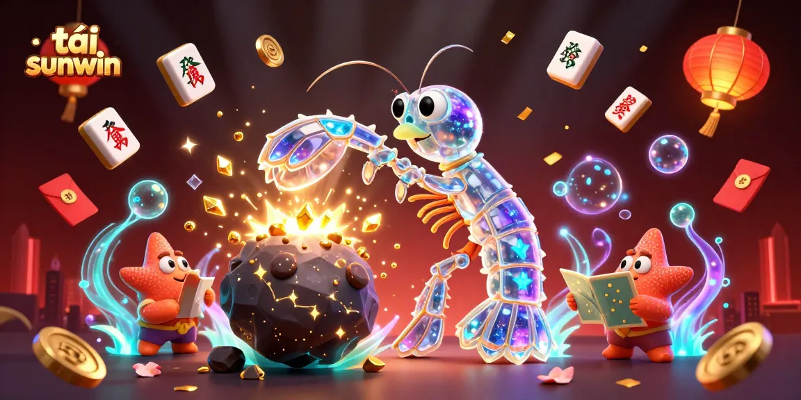 Engage in the excitement of tải sunwin with vibrant 3D gaming elements amidst a cosmic scene.