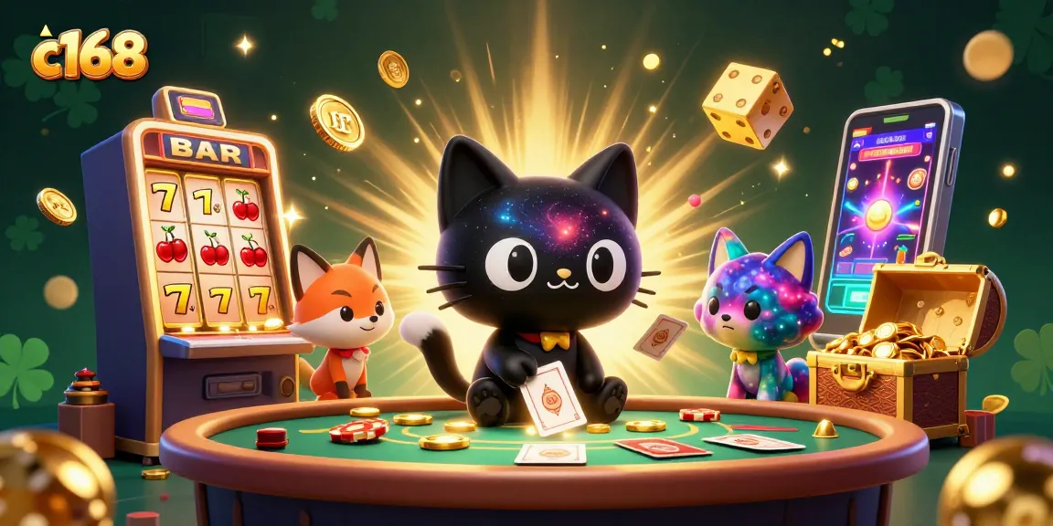 Experience the excitement of c168 casino with jackpots, colorful games, and vibrant characters.