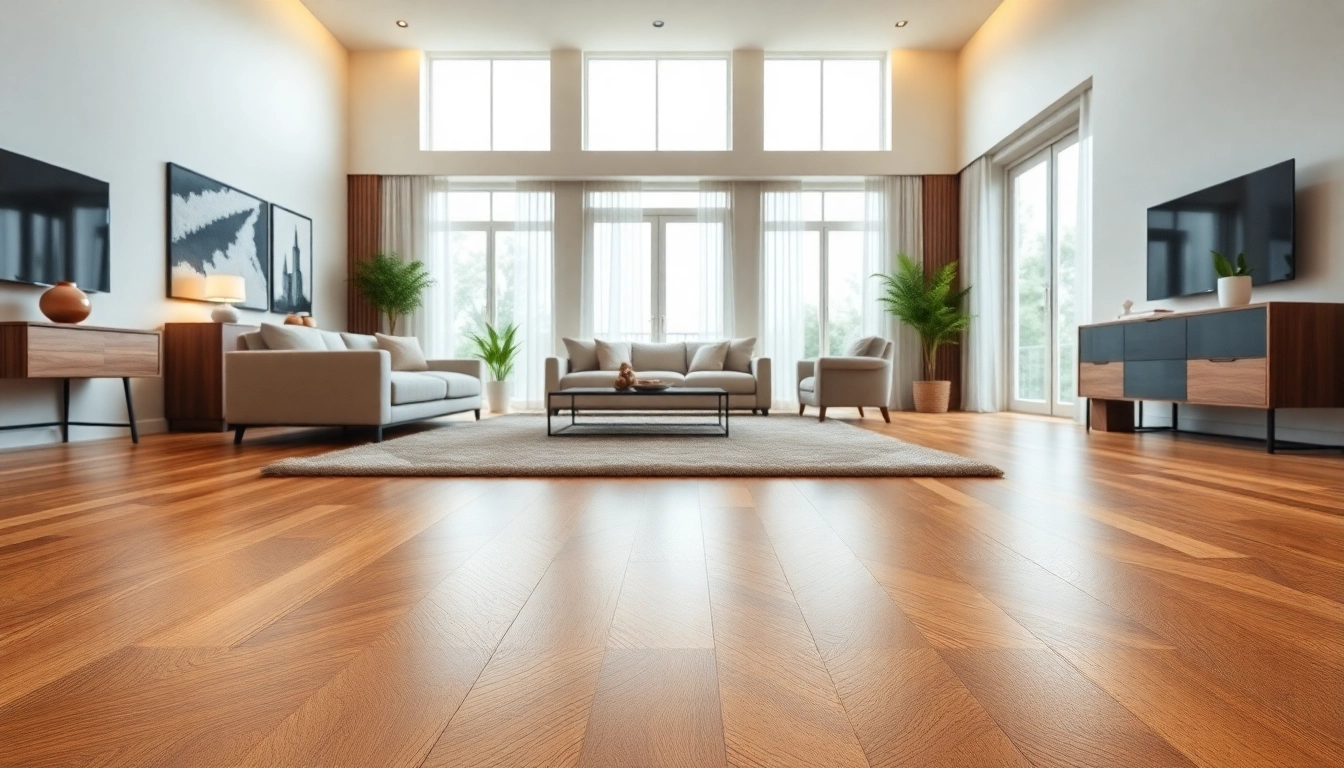 Showcasing lvp floors in a modern living room with natural light highlighting textures.